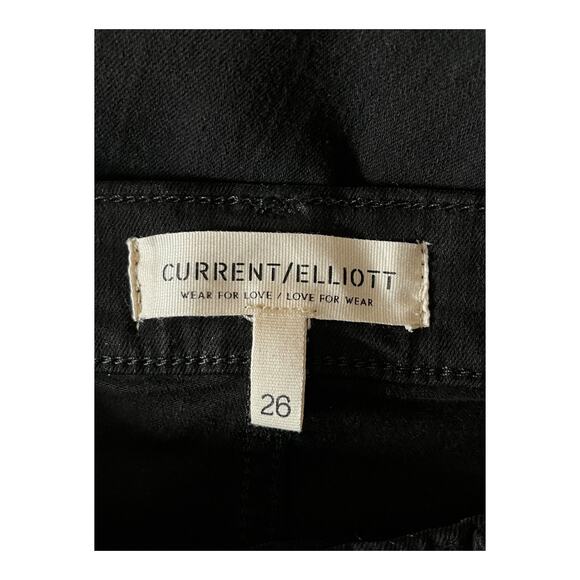 Current/Elliott jeans The Stiletto Skinny black size 26 - Picture 4 of 6